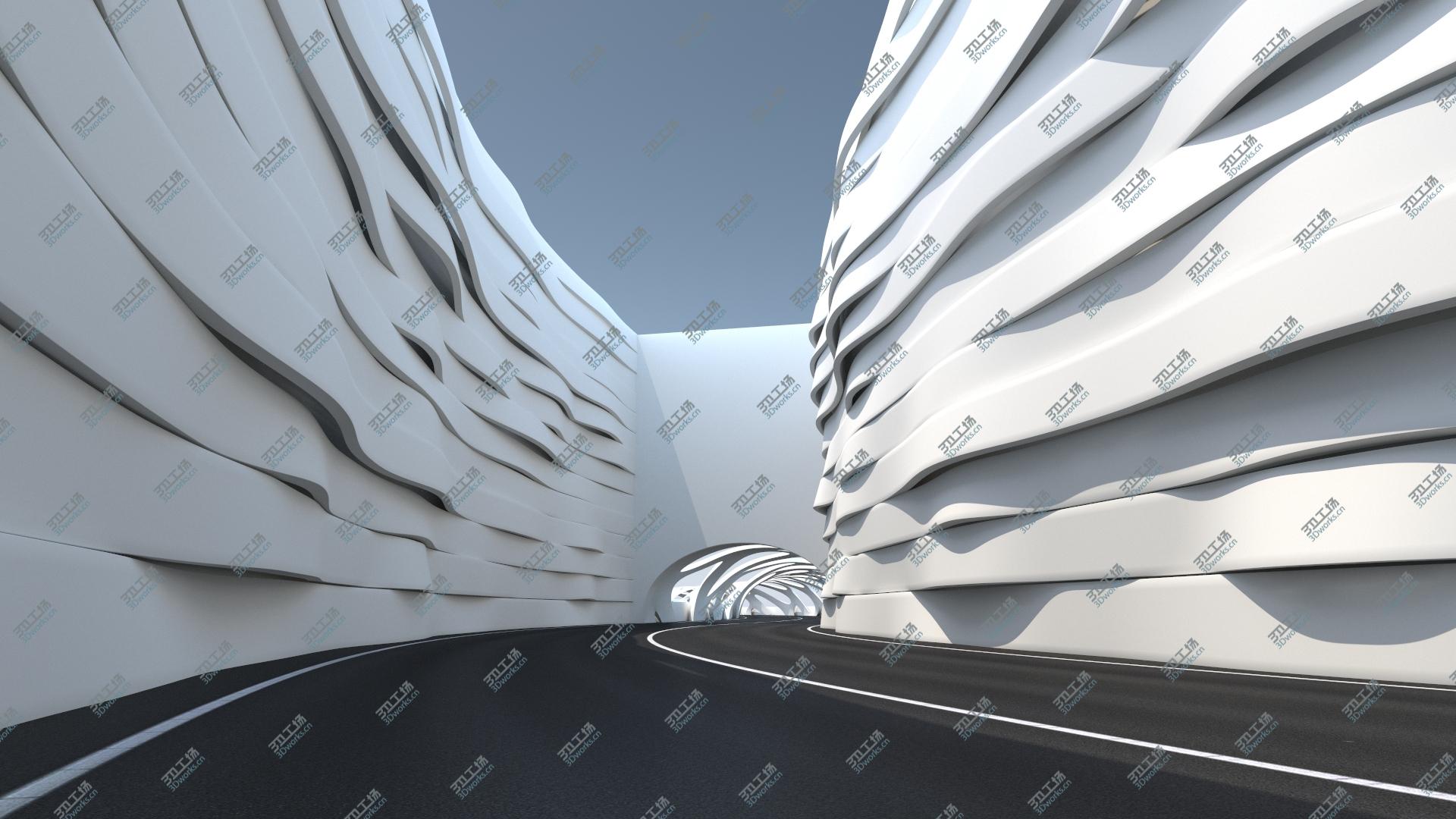 images/goods_img/202104093/3D Sci-Fi Futuristic Road Tunnel model/3.jpg